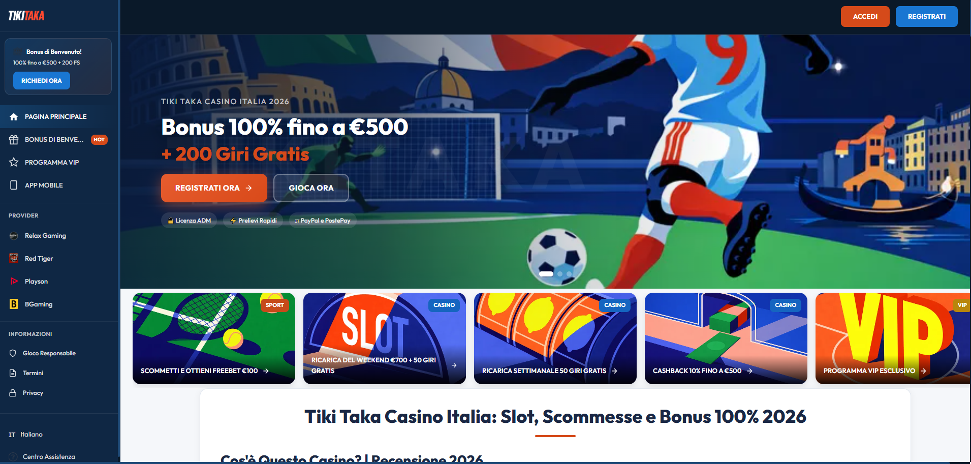 Tikitaka casino